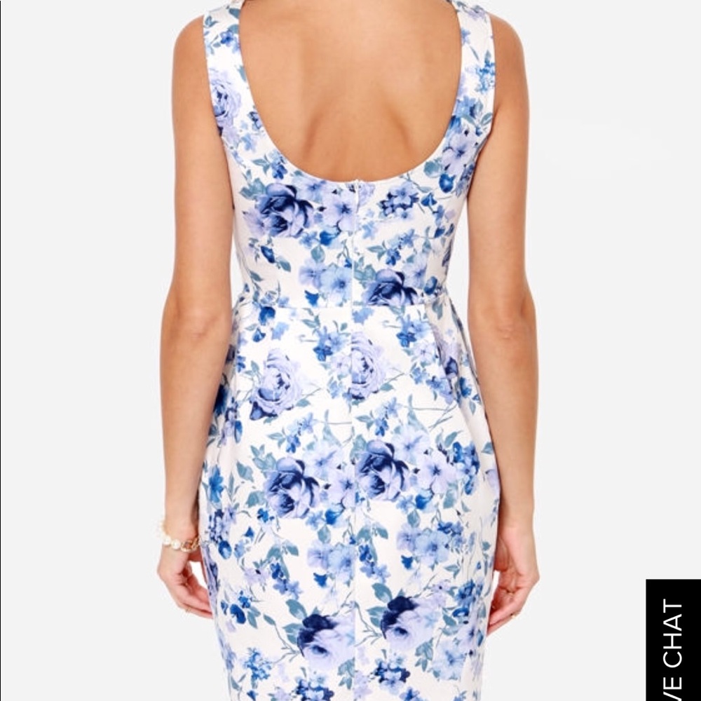 flower printed dress